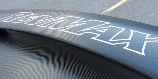 revMax Performance Racing Car Close Up View