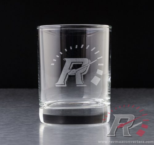 RevMax Etched Whiskey Glass